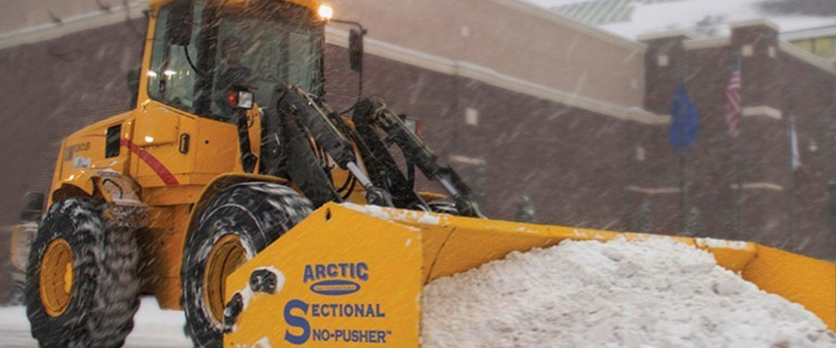 Arctic Sectional SnoPusher Bison Turf Equipment, Inc. Tonawanda